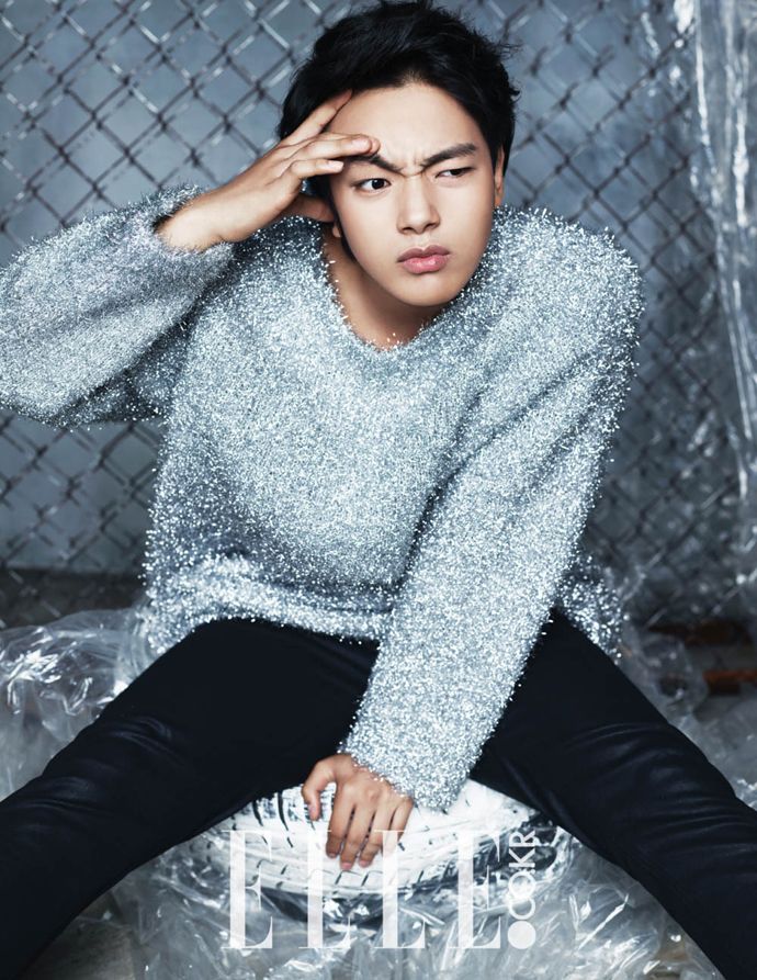 Lee Min Ki And Yeo Jin Goo Are A Cool Crazy Pair For The January 2015 Edition Of Elle Korea 0822